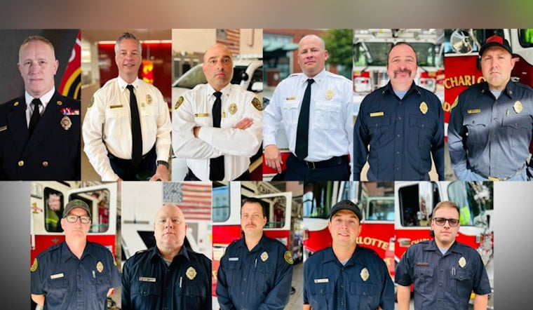 Charlotte Firefighters Honored With Bravery Awards for Valor During City Emergency on April 29