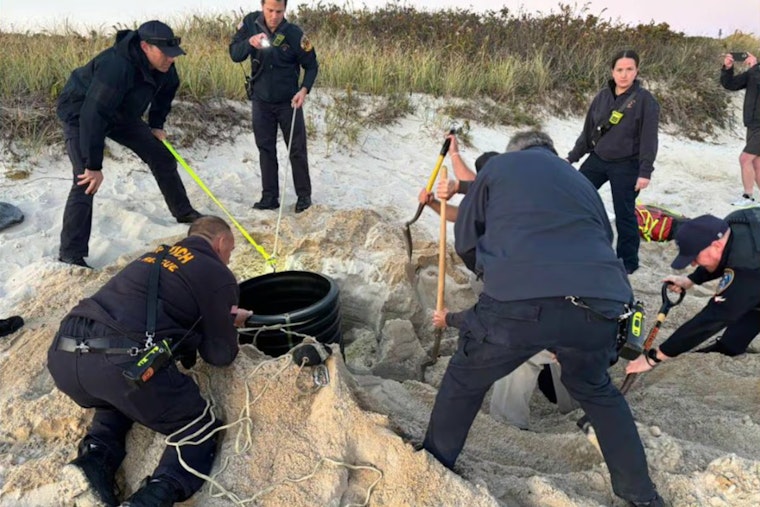 Child Safely Rescued from Sand Pit at Harwich's Brooks Road Beach