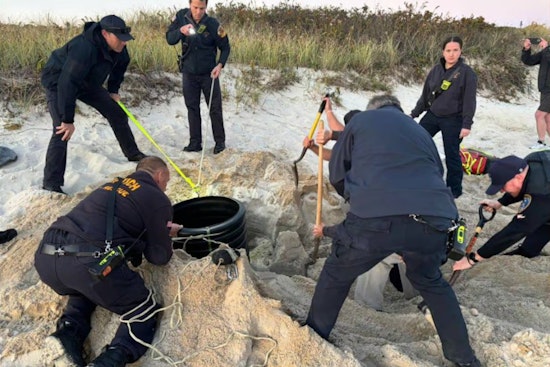 Child Safely Rescued from Sand Pit at Harwich's Brooks Road Beach
