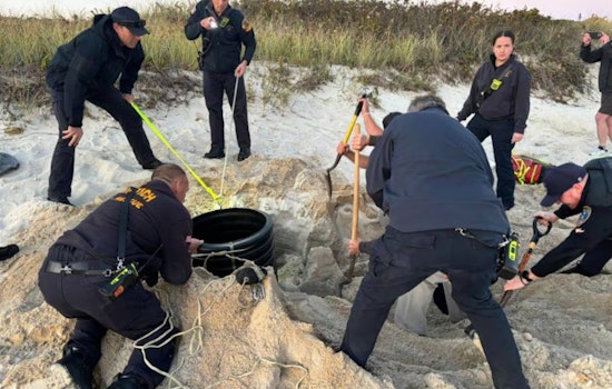 Child Safely Rescued from Sand Pit at Harwich's Brooks Road Beach