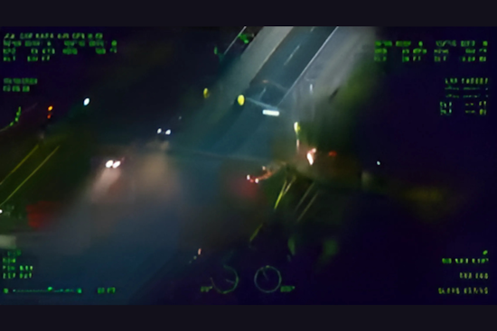 VIDEO: CHP's Air Unit Assists Napa County Deputies in Apprehending Suspect Following High-Speed Chase Near Vallejo