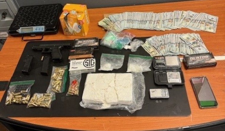 Citrus Heights Police Seize Cocaine Worth $50,000 and Illegal Firearm, Suspect Booked on Felony Charges