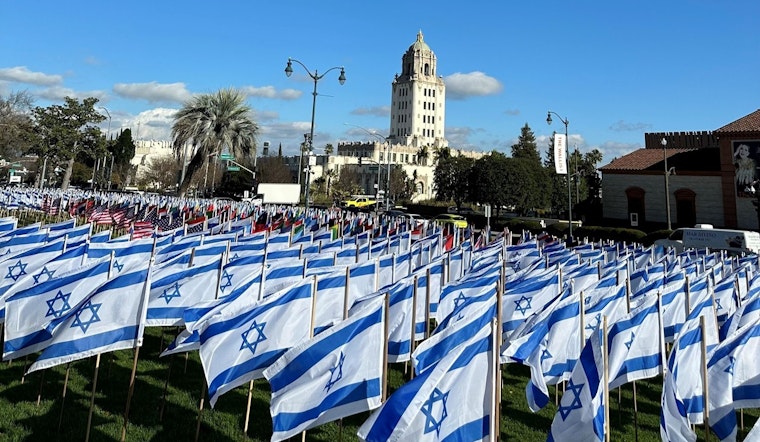 City Marks Solemn Anniversary of Devastating Hamas Attacks with Memorial Ceremony and 1,400 Flags