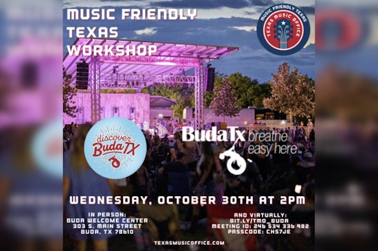 City of Buda Strives for Music Friendly Texas Community Certification with Governor Abbott's Support