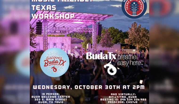 City of Buda Strives for Music Friendly Texas Community Certification with Governor Abbott's Support