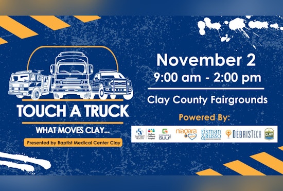 Clay County's "Touch A Truck: What Moves Clay" Event Rescheduled to Nov 2 Following Storm Delay
