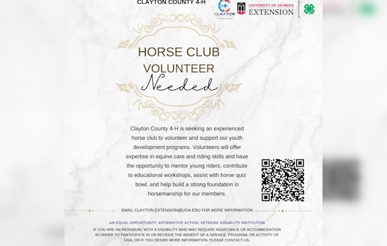Clayton County Seeks Passionate Volunteers for 4-H Horse Club Mentorship and Educational Roles