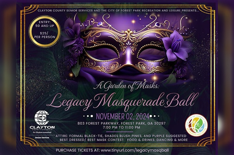 Clayton County to Host Enchanting "Legacy Masquerade Ball" for Seniors in Forest Park