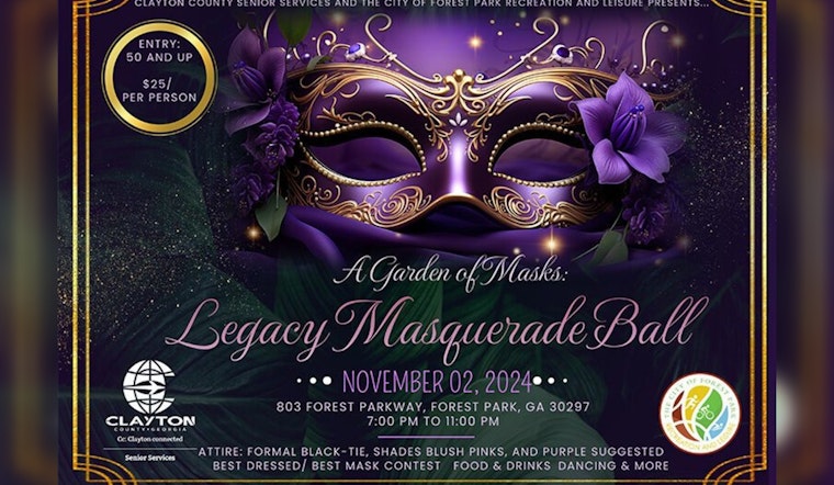 Clayton County to Host Enchanting "Legacy Masquerade Ball" for Seniors in Forest Park