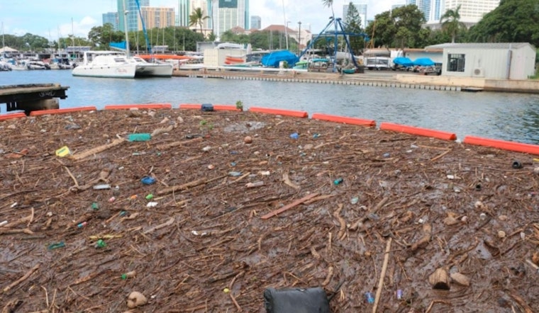 Cleanup Crews and Residents Tackle Waste Deluge at Hawaii's Ala Wai Harbor Amid Urgent Calls for Upstream Solutions