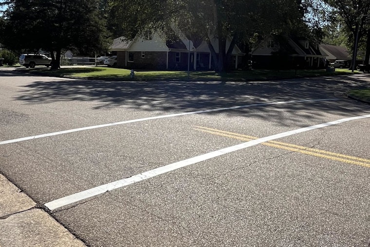 Collierville Streets Sparkle with Safety, Town Refreshes Crosswalks Ahead of School Season
