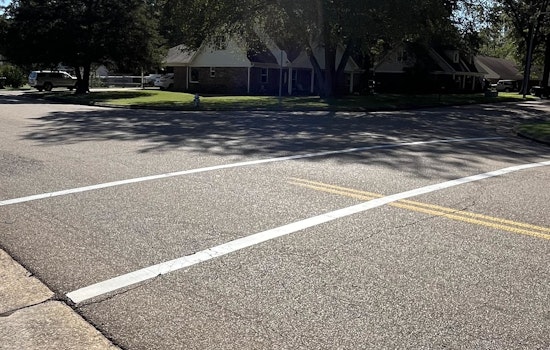 Collierville Streets Sparkle with Safety, Town Refreshes Crosswalks Ahead of School Season