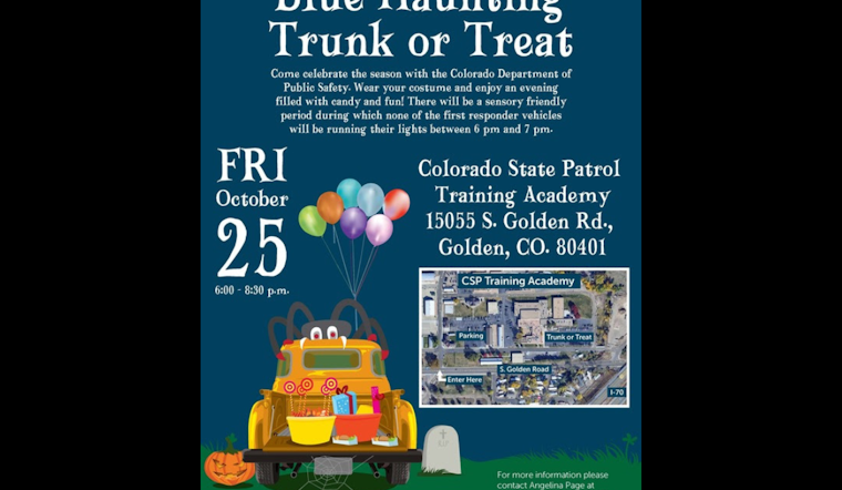 Colorado State Patrol and Public Safety Department to Host 'Blue Haunting – Trunk or Treat' Event in Denver