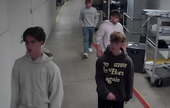 Columbus Police Seek Five Suspects in N. High St. Utility Cart Theft Worth $5,000, Tips Sought