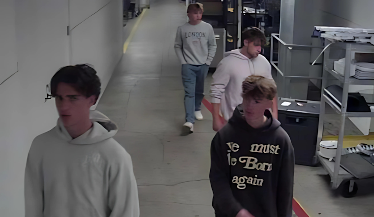 Columbus Police Seek Five Suspects in N. High St. Utility Cart Theft Worth $5,000, Tips Sought