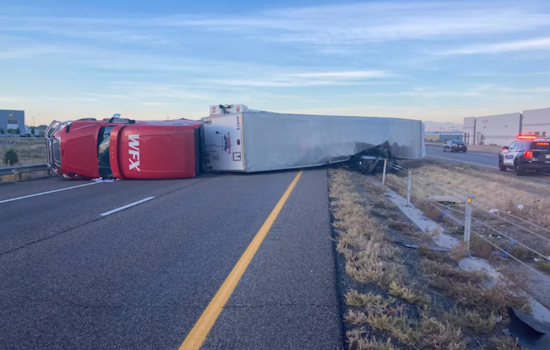 Commerce City Commotion, One Injured as Overturned Semi Blocks I-76, Snarls Traffic Near Denver