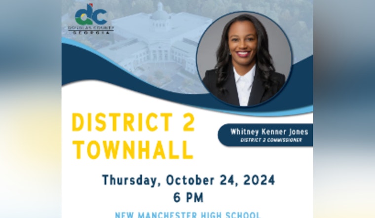 Commissioner Whitney Kenner Jones to Host District 2 Town Hall at New Manchester High School