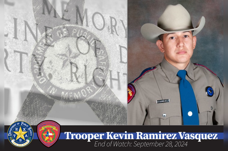 Community Mourns the Loss of Texas DPS Trooper Kevin Alexis Ramirez Vasquez in Hockley Memorial Service