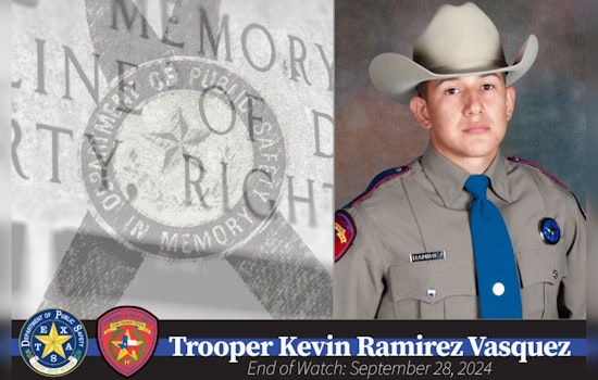 Community Mourns the Loss of Texas DPS Trooper Kevin Alexis Ramirez Vasquez in Hockley Memorial Service
