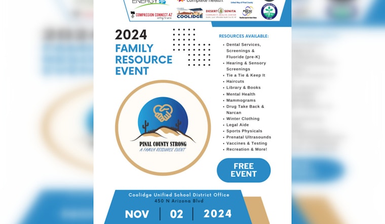Coolidge to Host Comprehensive Family Resource Event with Free Services, United by Community Partners