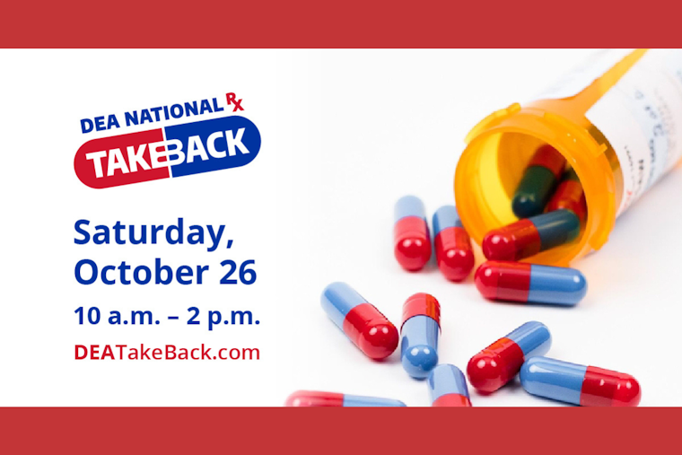 Coppell Joins DEA National Drug Takeback Day, Safe Disposal of Unused Medications on October 26th