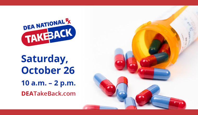 Coppell Joins DEA National Drug Takeback Day, Safe Disposal of Unused Medications on October 26th