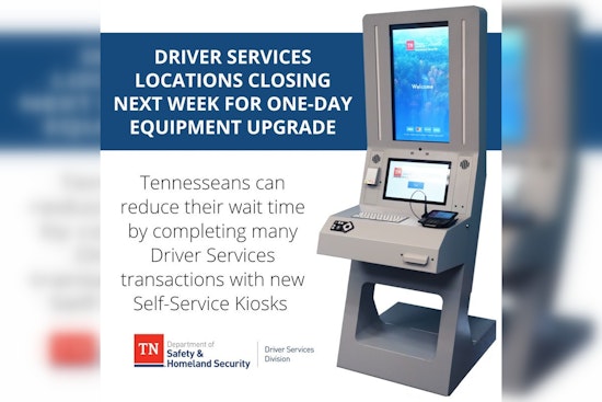 Crossville and Roane County Driver Services Centers to Close for One-Day Technology Upgrade