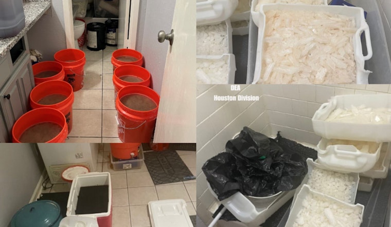 DEA and Houston Law Enforcement Dismantle $2M Meth Lab, Two Suspects Charged