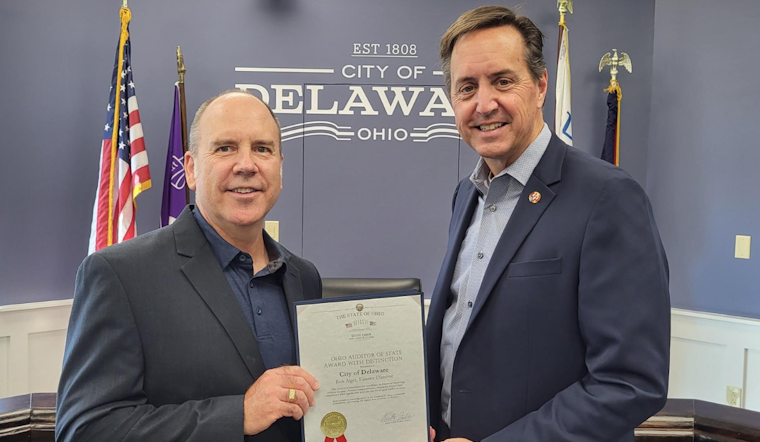 Delaware, Ohio Recognized for Excellence in Fiscal Practices with Prestigious State Auditor Award