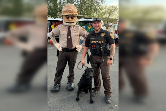 Deputy and K-9 Partner Steal the Show at Dewey-Humboldt Trunk or Treat Event, Bolstering Community Support for Yavapai County Sheriff's Office