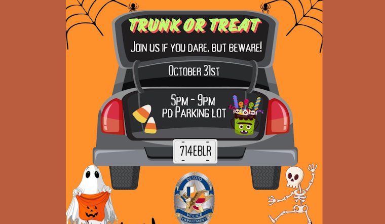 Desoto Police Department Conjures a Safe 'Trunk or Treat' Halloween Event for Local Families