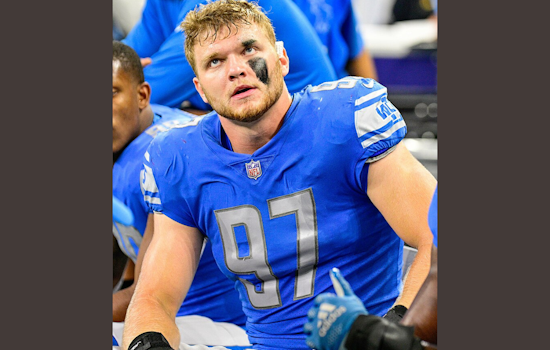 Detroit Lions Celebrate Win Amid Aidan Hutchinson's Serious Leg Injury, Team Optimistic After Successful Surgery