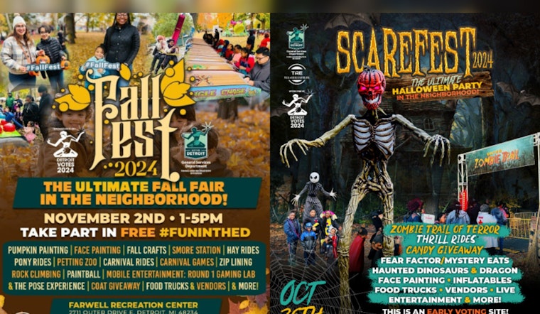 Detroit Unveils "ScareFest 2024" and "Fall Fest" with Haunted Trails, Live Music, and Civic Engagement