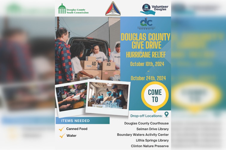 Douglas County Rallies to Support Hurricane Relief Efforts through Essential Donations Drive
