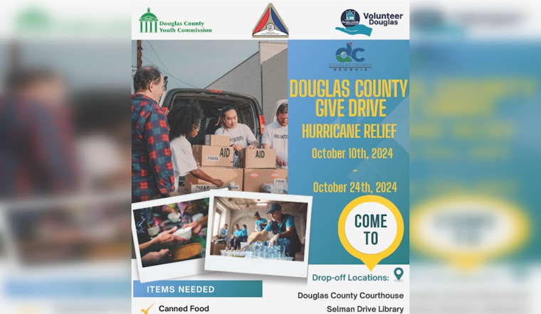 Douglas County Rallies to Support Hurricane Relief Efforts through Essential Donations Drive