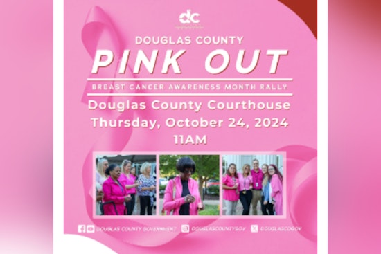 Douglas County to Host "The Pink Out" Rally for Breast Cancer Awareness Month