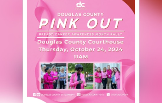 Douglas County to Host "The Pink Out" Rally for Breast Cancer Awareness Month