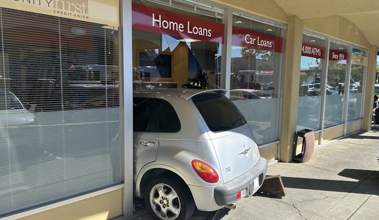 Car Crashes into Novato's Community First Bank; Deemed Accidental with No Injuries Reported