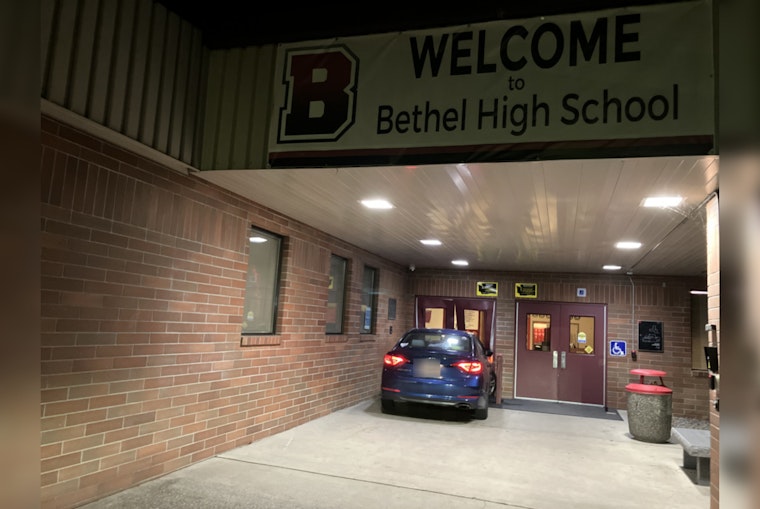 Driver Rescued from Puyallup River in DUI Incident, Stolen Car Crashes into Bethel High School in Pierce County Mayhem