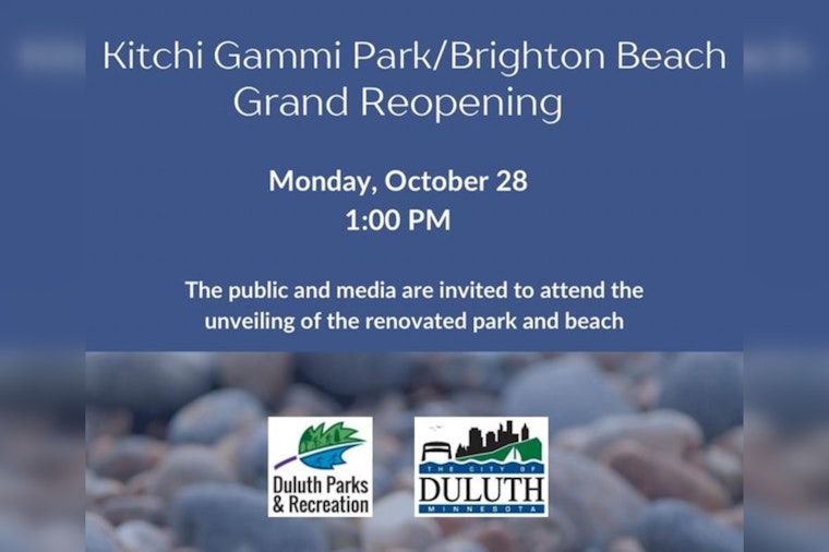 Duluth Celebrates the Grand Reopening of Revitalized Kitchi Gammi Park/Brighton Beach