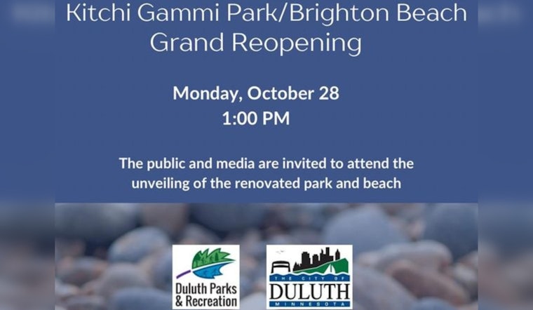 Duluth Celebrates the Grand Reopening of Revitalized Kitchi Gammi Park/Brighton Beach