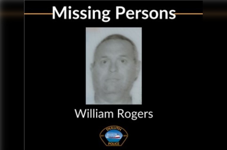 Duluth Police Confirm Safe Recovery of Missing 61-Year-Old William Rogers