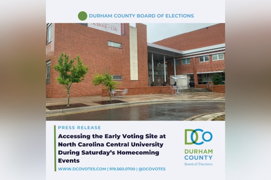 Durham County Ensures Access to Early Voting Amid NCCU Homecoming Celebrations