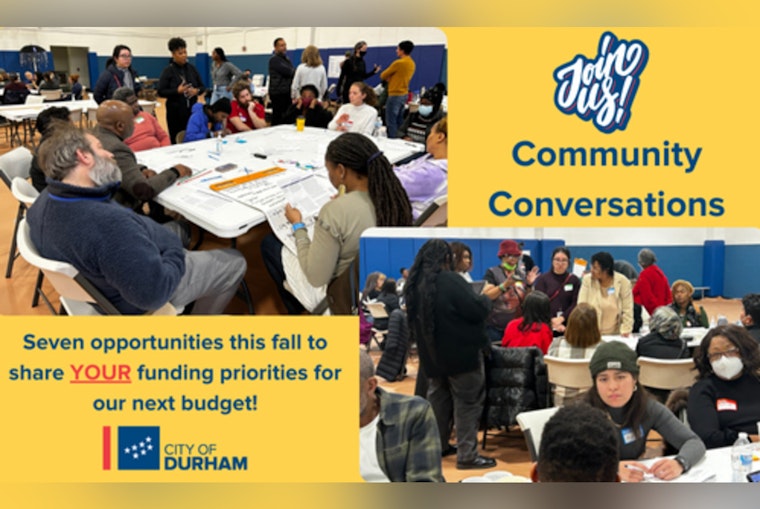 Durham Residents Invited to Shape City Budget in Community Conversations With Perks