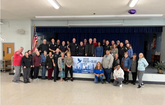 East Boston's Sacred Heart Parish Hosts Faith and Blue Coffee with a Cop Event to Strengthen Community Bonds