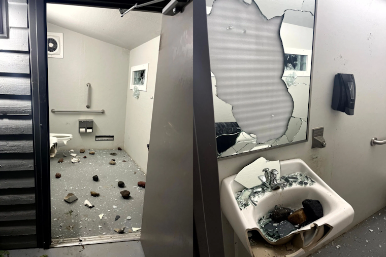 Edgewood Police Seek Suspects in President's Park Bathroom Vandalism Spree