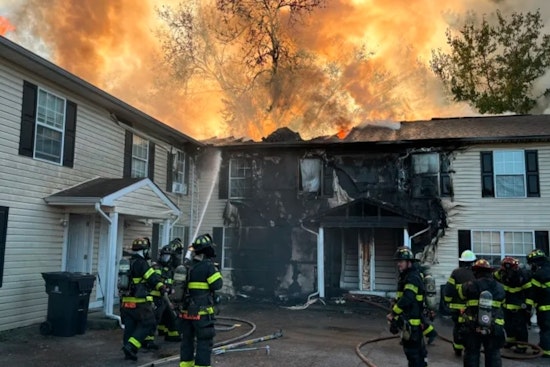 Eight Displaced as Flames Engulf Building on Piedmont Street in Knoxville, Fire Department Responds Swiftly