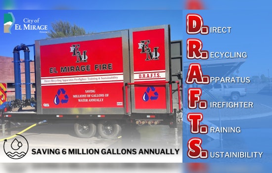El Mirage, Arizona Embarks on Eco-Friendly Firefighting Training with Water-Saving System