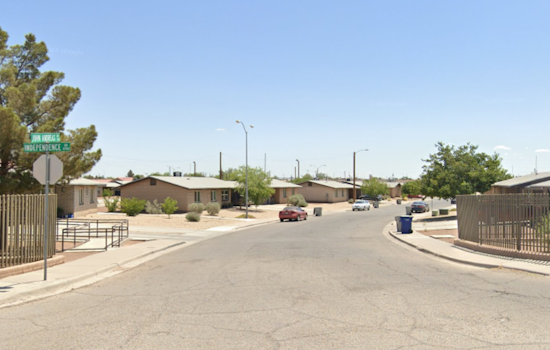 El Paso Water Main Break Creates Sinkhole, Damages Vehicle Near Ysleta Middle School, No Injuries Reported