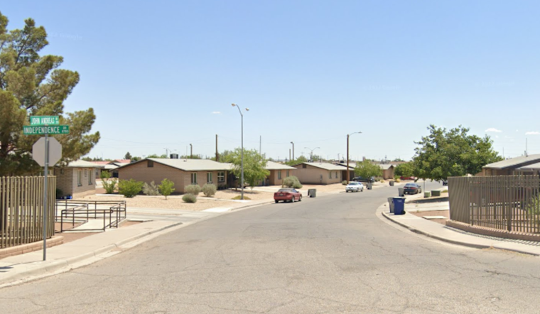El Paso Water Main Break Creates Sinkhole, Damages Vehicle Near Ysleta Middle School, No Injuries Reported